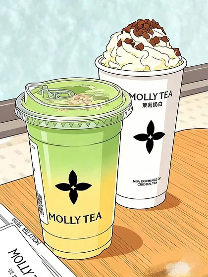 Milk tea or coffee  3000Coin